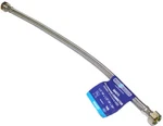 New Jones Stephens 1/2" X Fip 20" Stainless Steel Faucet Connector S04213. Fixed Price $6.99.