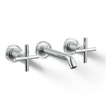 Kohler 14413W-3-CP Purist Wall Mount Bathroom Faucet Polished Chrome With Valve!. Fixed Price $424.15.