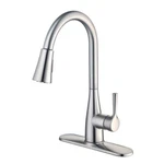 Sadira Single-handle Pull-down Sprayer Kitchen Faucet Stainless Steel By G.b.. Fixed Price $59.98.