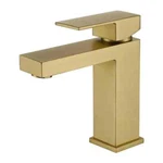 Flynama Single-handle Hole Bathroom Faucet Brushed Gold. Fixed Price $44.21.