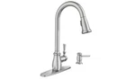 Moen Fieldstone Single-handle Pull-down Sprayer Kitchen Faucet Stainless. Fixed Price $119.00.