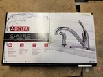 Delta 400-DST Classic Kitchen Faucet With Side Sprayer Chrome Brand New In Box. Fixed Price $88.88.