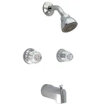 Moen Chateau 2-HANDLE Knob Tub Shower Faucet Trim & Valve Pack Chrome 2919EP. Fixed Price $68.98.