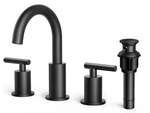 Forious Bath Faucet Matte Black WB-39035B Hole Swivel Spout New. Fixed Price $24.99.