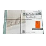 Glacier Bay Builders 2-HANDLE Deck-mount Roman Tub Faucet In Brushed Nickel. Fixed Price $50.90.