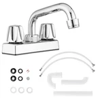 Pacific Bay - Lynden Utility Laundry Sink Faucet With Swivel Large, Chrome. Fixed Price $49.81.