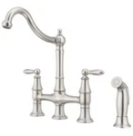 Pfister F-031-4COS Kitchen Faucet Stainless Steel F-031-4C0S. Fixed Price $89.10.