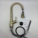Elegant Lighting FAK-305BGD Andrea Pull Down Kitchen Faucet Brushed Gold. Fixed Price $119.99.