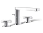 Kohler K-73060-3-CP Composed Widespread Bathroom Faucet Drain Polished Chrome. Fixed Price $422.00.