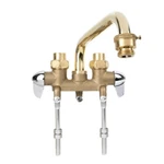 Cast Brass Laundry Utility Sink Faucet Double Metal Handle Extension Legs Mixer. Fixed Price $70.77.