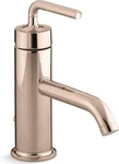 Kohler 14402-4A-RGD Purist Bathroom Sink Faucet, Vibrant Rose Gold. Fixed Price $360.50.
