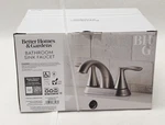 Better Homes & Gardens Simple Flair 4" Centerset Bathroom Faucet Satin Nickel. Fixed Price $38.98.