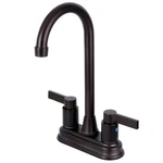 Kingston Brass Nuvofusion KB8495NDL Two Handle 4-INCH Centerset Bar Faucet. Fixed Price $116.68.