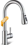 Brushed Nickel Pull Down Kitchen Faucet - Modern High Arc Design. Fixed Price $46.19.