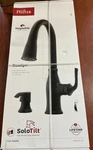 New Pfister Rosslyn Pull-down Kitchen Faucet/soap Dispenser In Matte Black B36. Fixed Price $103.59.