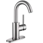 Bar Sink Faucet Low Arc Brushed Nickel. Fixed Price $44.66.