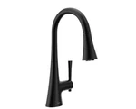 Moen Kurv Kitchen Faucet W/ 3 In Filtration Pull Down Matte Black F9126BL. Fixed Price $600.00.