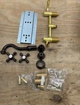 Kingston Brass KS3125AX Vintage 1.2 Gpm Wall Mounted Widespread Faucet *read*. Fixed Price $71.99.