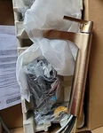 New Delta 774T-CZ-DST Zura TOUCH2O Vessel Lavatory Faucet, Champagne Bronze. Fixed Price $425.00.