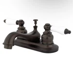 Kingston Heirloom KB605PL Oil Rubbed Bronze 4-INCH Centerset Bathroom Faucet. Fixed Price $149.99.