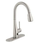 Nottely Touchless Pull-down Kitchen Faucet, Stainless Steel, Glacier Bay. Fixed Price $181.18.