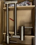 Champagne Bronze Delta 24" Wall-mounted Pot Filler 1165LF-CZ-R Recertified. Fixed Price $799.99.