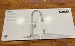 Kohler Pull-down Kitchen Faucet Soap Dispenser Polished Nickel New #R33393-SD-SN. Fixed Price $179.99.