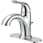 Home Impressions Chrome 1-HANDLE Lever 4 In. Centerset Bathroom Faucet With -up. Fixed Price $63.56.