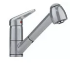 Franke FF2280 Single Loop Handle Pull-out Spray Kitchen Faucet Satin Nickel New. Fixed Price $399.99.