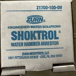 Zurn Shoktrol Water Hammer Arrestor Z1700-100-OV Asse 1010 3/4 In Npt Metal. Fixed Price $175.00.
