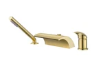 Sumerain Waterfall Single Handle Tub Deck Mount Roman Faucet. Fixed Price $65.00.