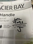 New Glacier Bay Builders 209442 Kitchen Faucet - Stainless Steel W/ Side Sprayer. Fixed Price $50.00.