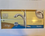 Tuscany Barstow Pull-out Kitchen Faucet Stainless Steel Finish, Metal Lever. Fixed Price $30.00.