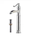 Bwe A-96556H-C Waterfall 1-HOLE Bathroom Vessel Sink Faucet Polished Chrome New. Fixed Price $79.99.