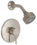 New Box! Huntington Brass Euro Shower Trim Kit P6180202 Pvd Satin Nickel Finish. Fixed Price $59.95.