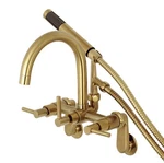 Kingston Brass AE8457DL Concord Clawfoot Tub Faucet, Brushed. Fixed Price $399.00.