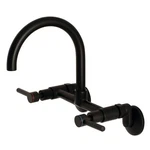 Kingston Brass KS814 Concord 1.8 Gpm Widespread Bridge Kitchen - Black. Fixed Price $259.97.