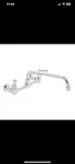 Durasteel Commercial Kitchen Sink Faucet - No Lead 8" Center Wall Mount Utility. Fixed Price $42.00.