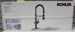 Kohler Clarus R30937-BL Pull Down Sprayer Kitchen Faucet In Matte Black. Fixed Price $190.00.