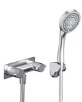 Tonny 4 Inch Rv Shower Faucet With Handheld Head, Brushed Nickel. Fixed Price $89.99.