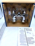T&s Brass Double Pantry Base Faucet Swivel Outlet 4" Centers B-0225-LN Nib. Fixed Price $115.00.