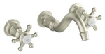 Kohler K-T154-3-BN Antique Wall-mount Lavatory Faucet Trim, Brushed Nickel. Fixed Price $499.00.