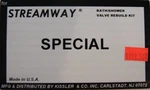 Kissler Streamway Special Bath & Shower Valve Remodel / Rebuild Kit, 1-847. Fixed Price $25.97.