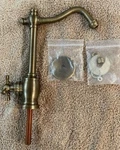 Waterstone 1150C Annapolis Filtration Faucet Cold Cross Handle Antique Brass. Fixed Price $199.99.