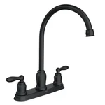 Moen 87976BL Caldwell Matte Black Two-handle High Arc Kitchen Faucet. Fixed Price $76.44.