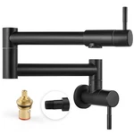 Heyalan Pot Filler Wall Mount Folding Stretchable 19INCH, Matte Black. Fixed Price $99.46.
