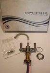 Newport Brass 2470-5603/20 Jacobean Hot & Cold Water Disp. Faucet Stainless. Fixed Price $183.49.
