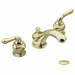 Moen Monticello 8" Widespread Faucet 4570P Polished Brass With Valve 84250. Fixed Price $399.95.
