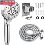 Watfigby Rv Shower Head With Hose, Handheld, 10 Modes Silver. Fixed Price $40.31.