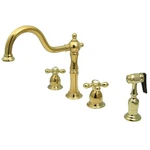 Kingston Brass KB179.AXBS Heritage 1.8 Gpm Widespread Kitchen -. Fixed Price $324.97.